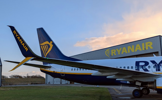 Ryanair’s first B737NG Split Scimitar Winglets aircraft operates to Dublin
