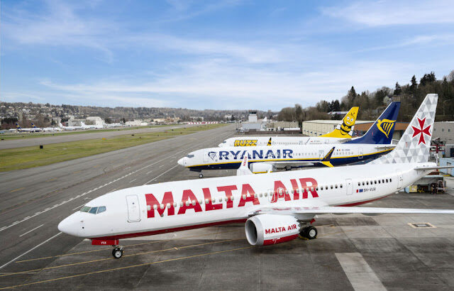 Ryanair Group 737 MAX 1 January 2023