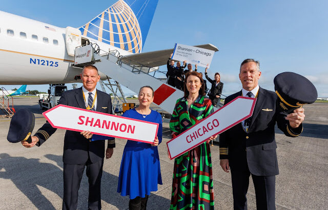 Wheels up for United’s new Shannon-Chicago route