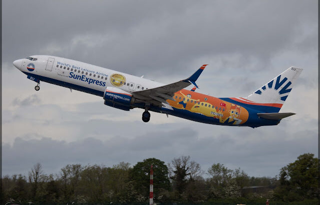 SunExpress Boeing 737s special liveries visit Dublin