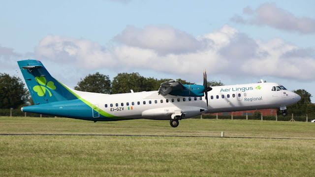 Aer Lingus Regional bases 7th ATR72 at Belfast City, boosts frequencies
