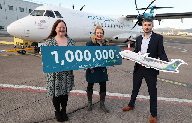 Aer Lingus Regional Celebrates Belfast City Airport Base Milestone