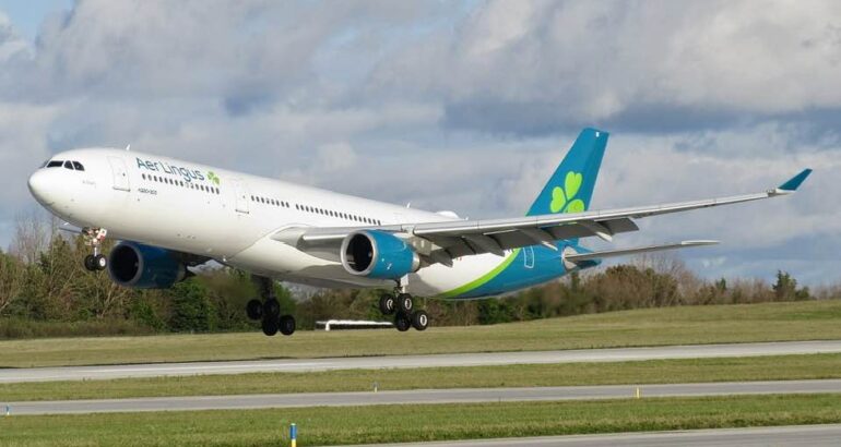 Aer Lingus operates Dublin-Verona Airbus A330 charters