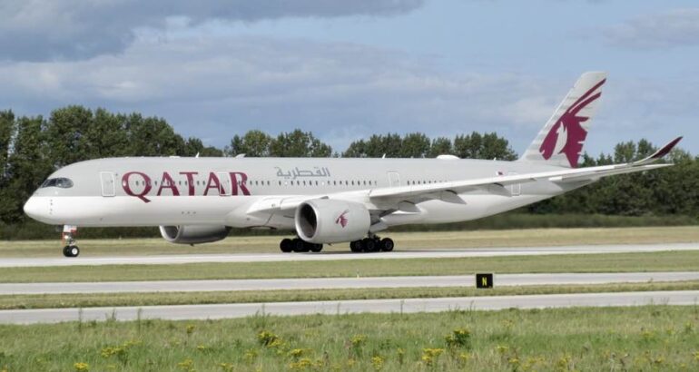 Qatar Airways A350-900 14 January 2024