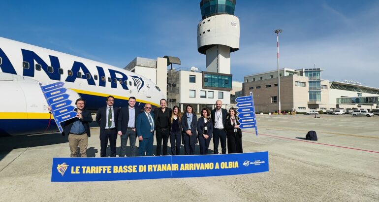 Ryanair connects Dublin to Olbia for Summer 24