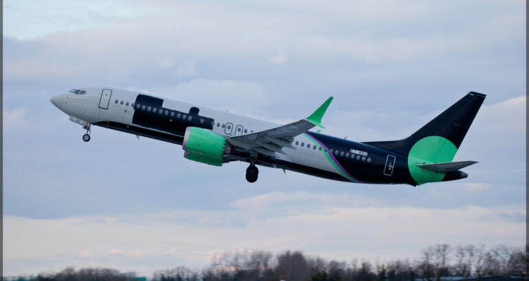Former Flair Airlines Boeing 737-8 MAX delivered through Dublin