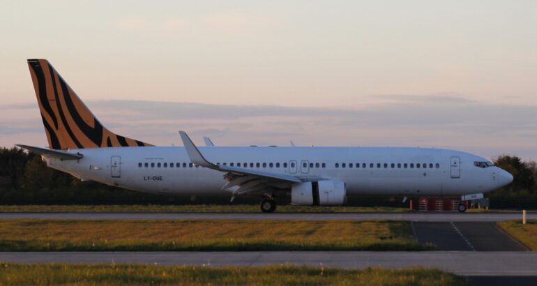 Former Tigerair Australia Boeing 737-800 operates to Dublin