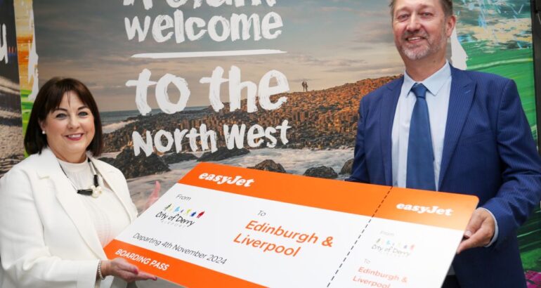 easyJet to launch new routes from City of Derry
