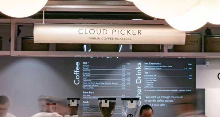 Cloud Picker Coffee Dublin Airport wins International Award