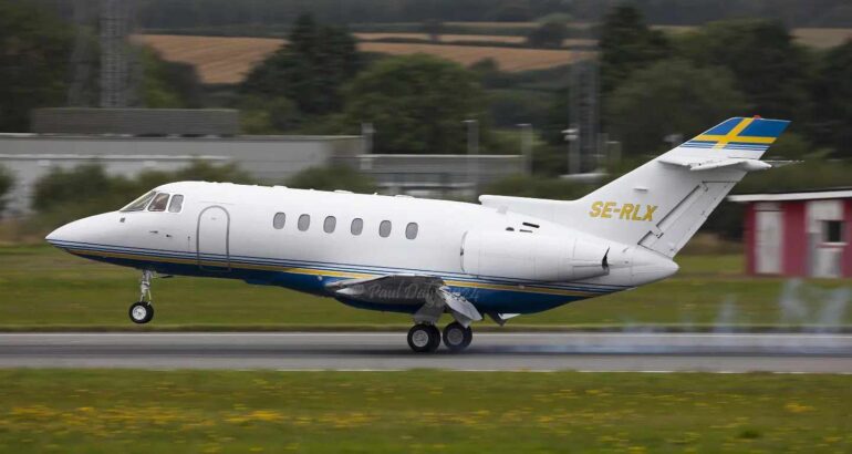 Former Cork Airport-Based Hawker 800XP Aircraft Returns After 16 Years