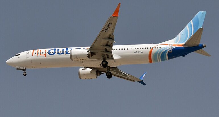 Boeing 737 MAX 9 Delivered to flydubai via Shannon